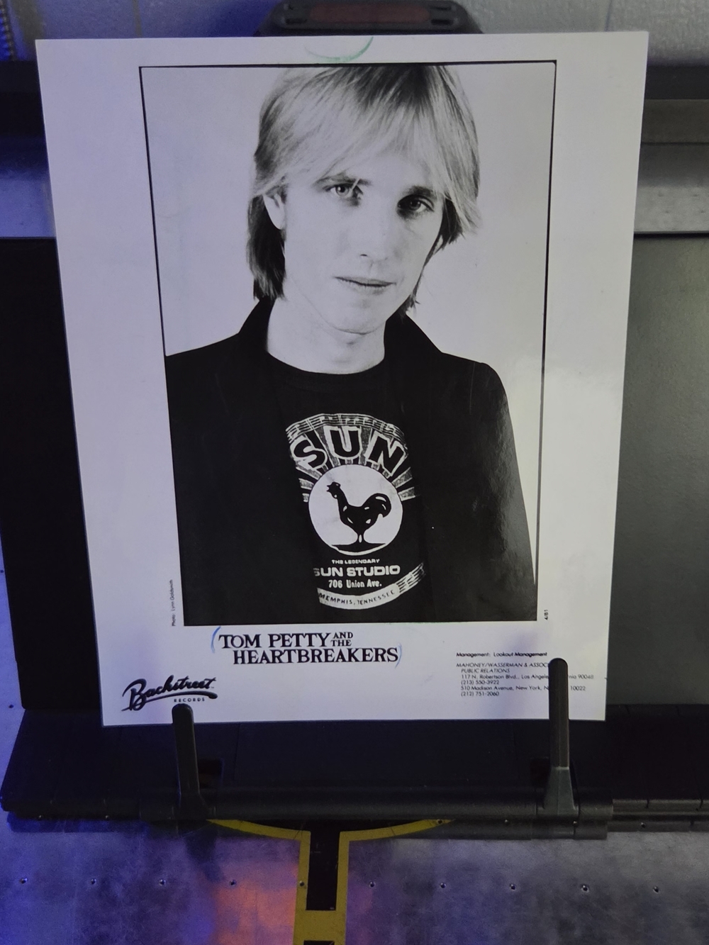 Tom Petty Poster Black & White Portrait